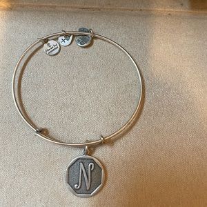 Alex and Ani “N” Letter Bracelet